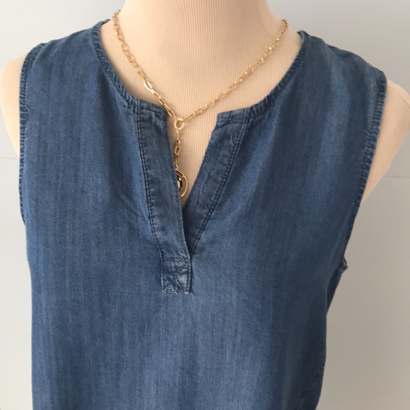 Beachlunchlouge collection denim shift dress/S - Picture 2 of 6